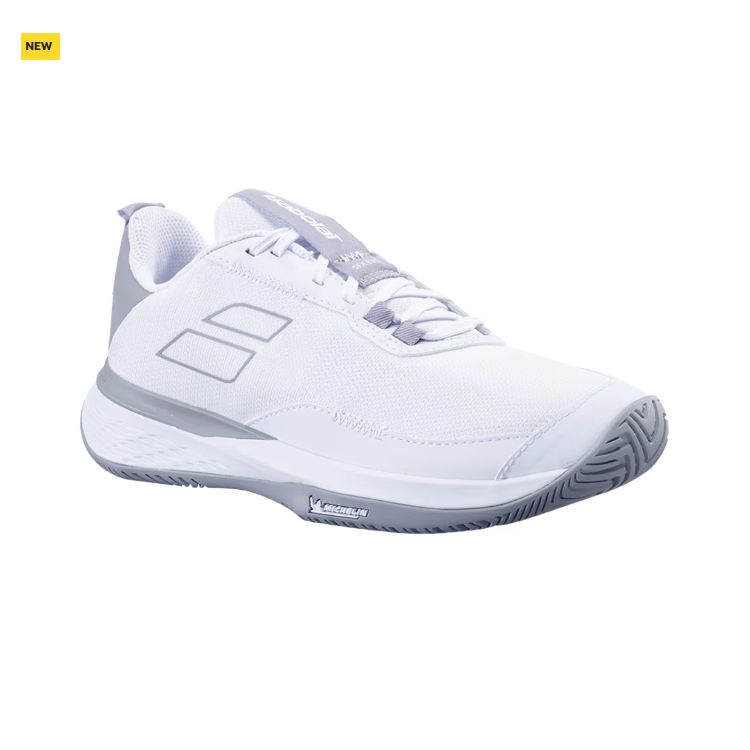 Babolat | SFX Evo All Court Women's Shoes-White/Lunar Gray