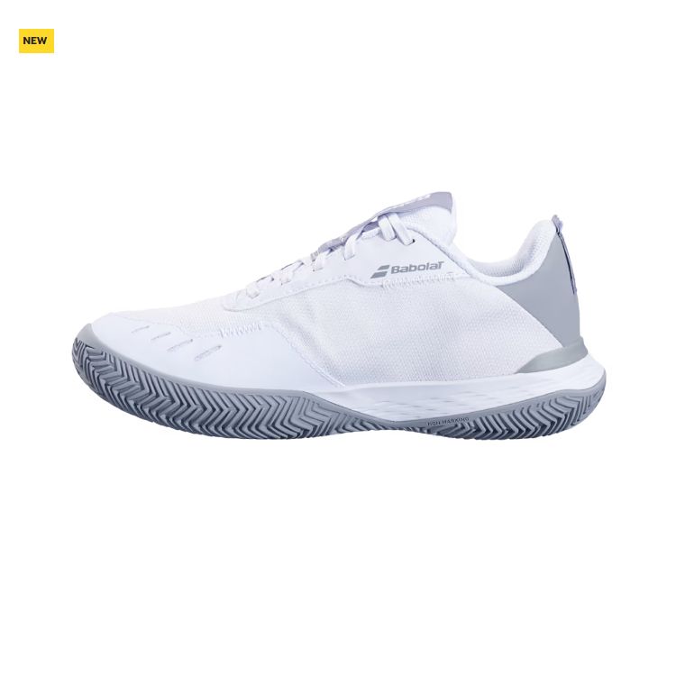 Babolat | SFX Evo Clay Women's Shoes-White/Lunar Gray