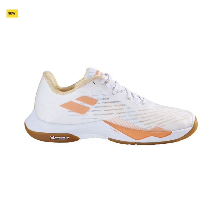 Babolat | Shadow Tour 5 Women's Shoes-White/Salmon