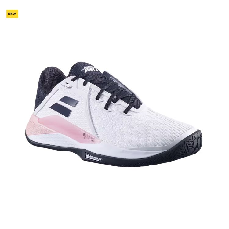 Babolat | Propulse Fury 3 All Court B.Paire Men's Shoes-White/Ro