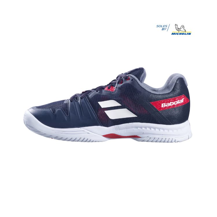 Babolat | SFX 3 All Court Men's Shoes-Black/Poppy Red