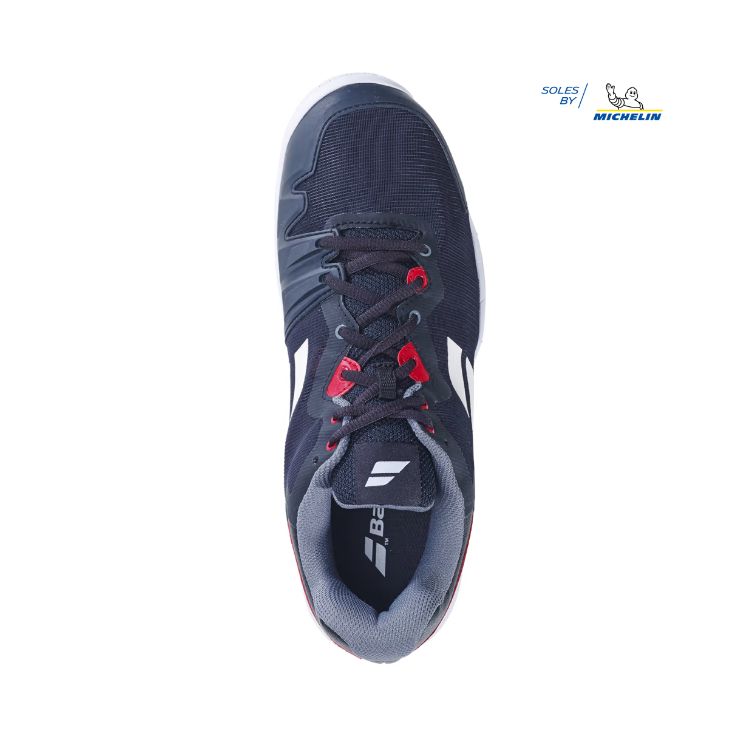 Babolat | SFX 3 All Court Men's Shoes-Black/Poppy Red